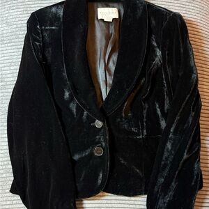 White House Black Market Velvet Blazer